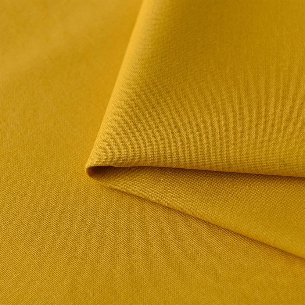 50x140cm Solid Color Linen Cotton Fabric For Handmade Sewing Bag Pillow Winter Quilting Clothes Ramie Organic Fabrics Home Decor