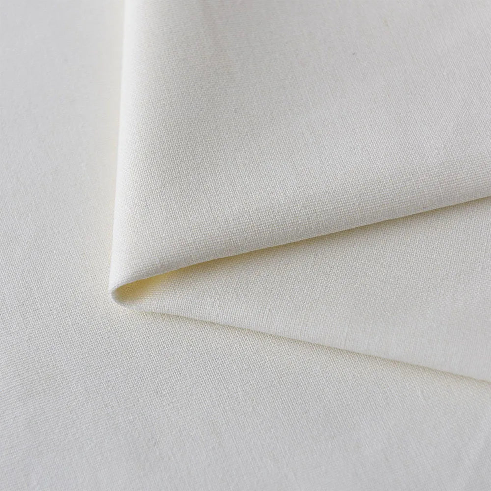 50x140cm Solid Color Linen Cotton Fabric For Handmade Sewing Bag Pillow Winter Quilting Clothes Ramie Organic Fabrics Home Decor