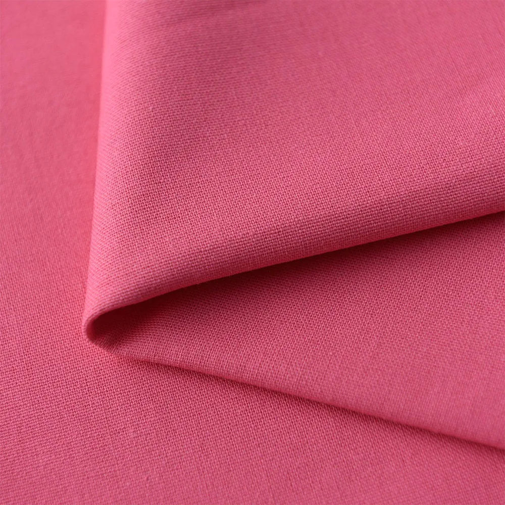 50x140cm Solid Color Linen Cotton Fabric For Handmade Sewing Bag Pillow Winter Quilting Clothes Ramie Organic Fabrics Home Decor
