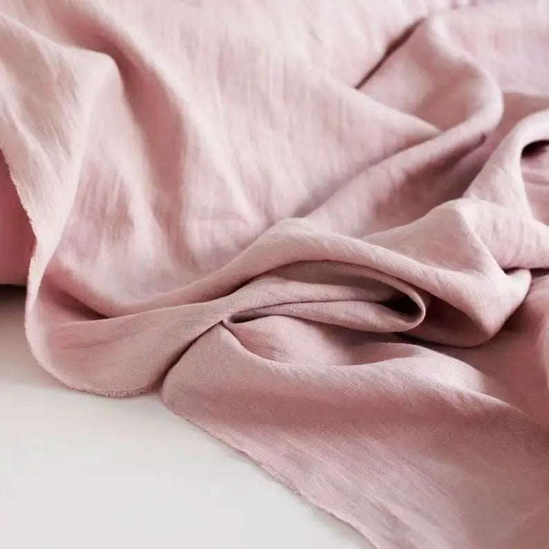 100% Pure Linen Summer Dress Natural Breathable Eco-Friendly Fabric for Sewing,Clothing,Tablecloth,Garments Craft Accessorie