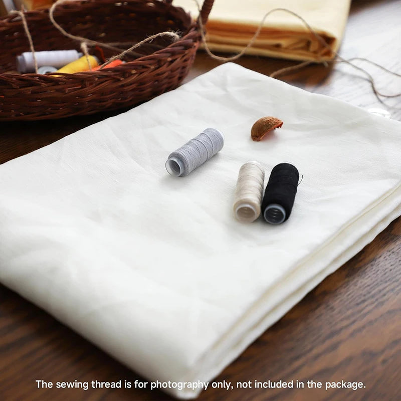 100% Pure Linen Summer Dress Natural Breathable Eco-Friendly Fabric for Sewing,Clothing,Tablecloth,Garments Craft Accessorie