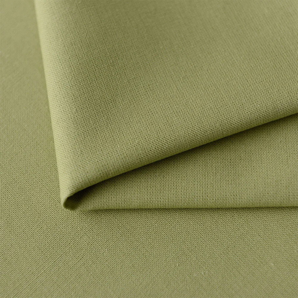 50x140cm Solid Color Linen Cotton Fabric For Handmade Sewing Bag Pillow Winter Quilting Clothes Ramie Organic Fabrics Home Decor