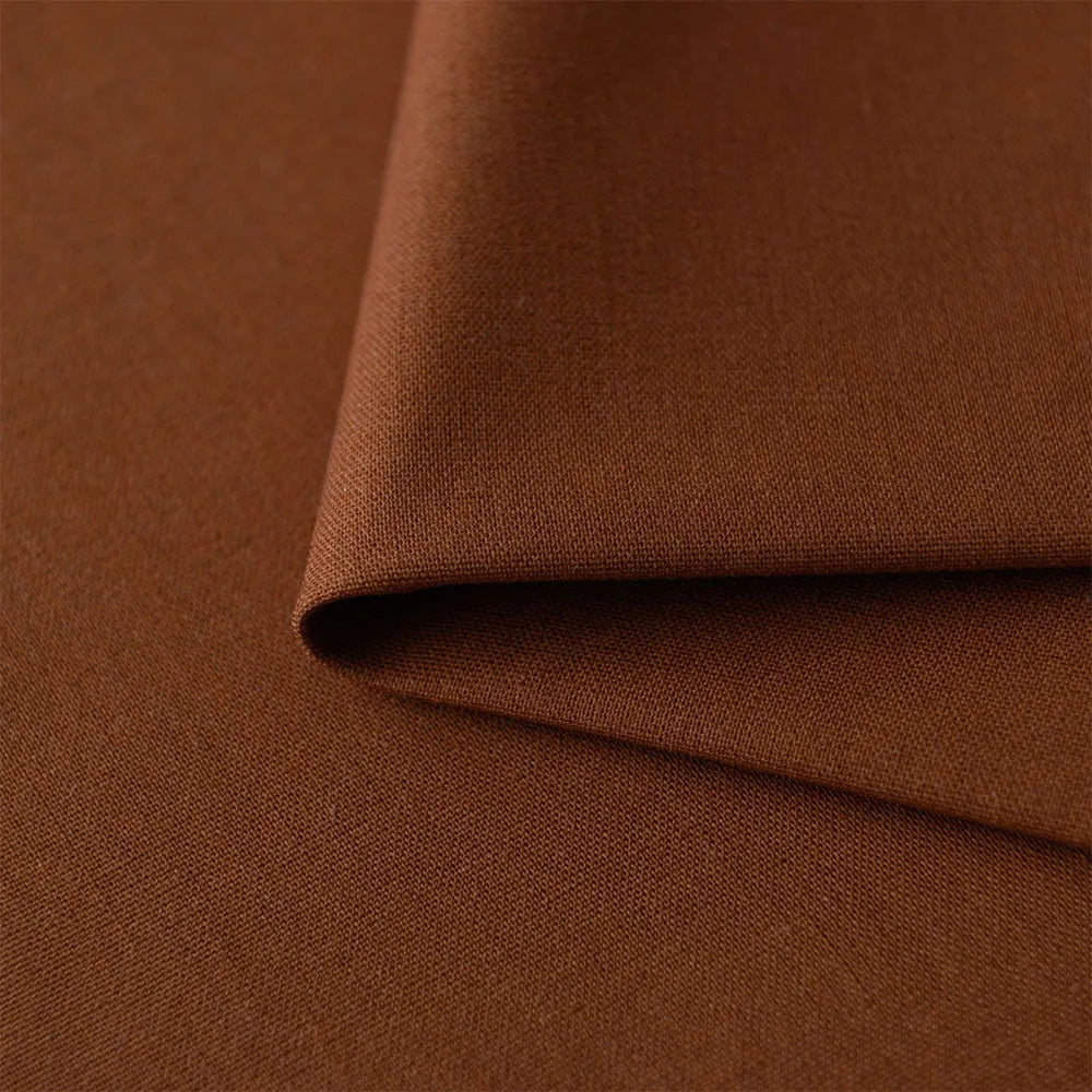 50x140cm Solid Color Linen Cotton Fabric For Handmade Sewing Bag Pillow Winter Quilting Clothes Ramie Organic Fabrics Home Decor